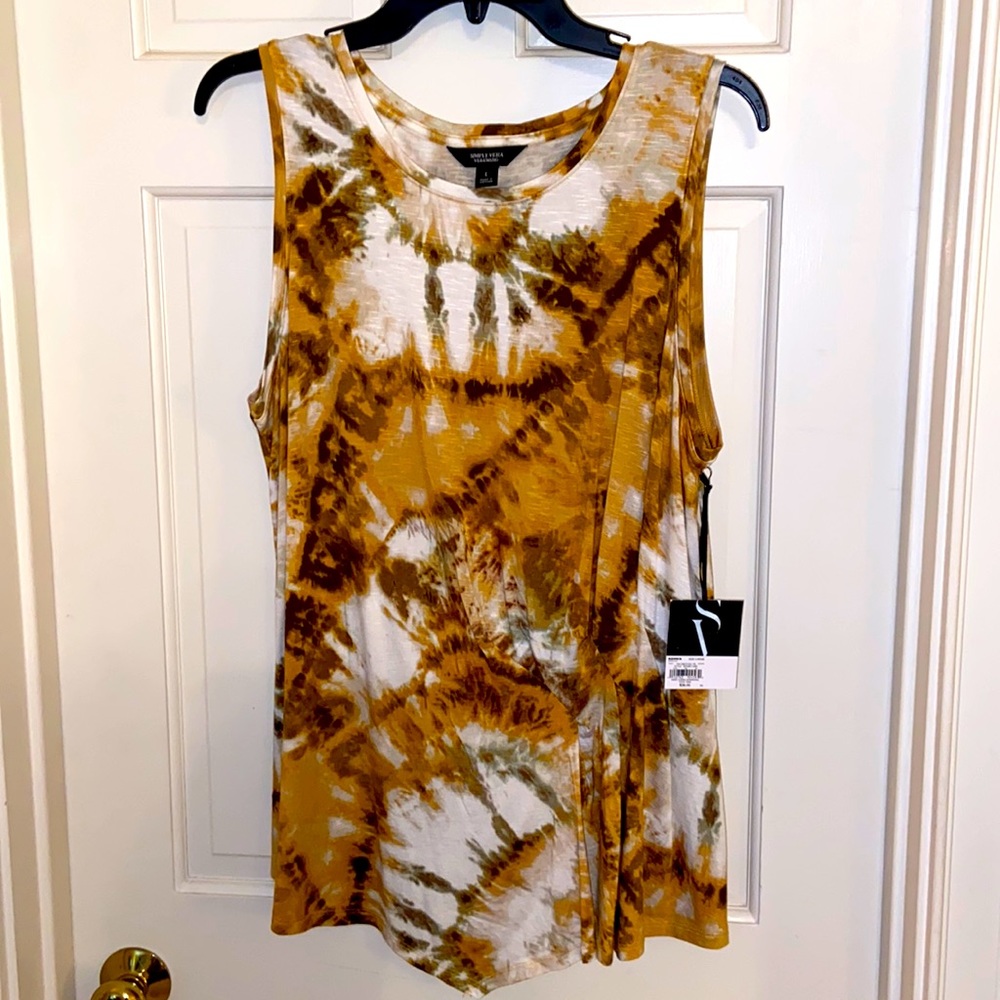 Simply Vera Sleeveless Rayon Tunic Top